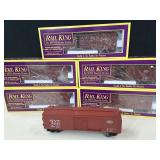 Rail King New York Central Box Cars (3-Rail)