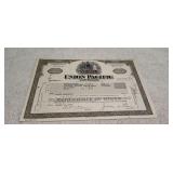Union Pacific Corp. Stock Certificate 1977