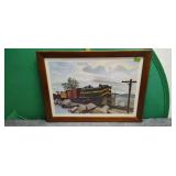25'ï¿½ 16.5' Train Art