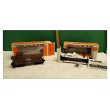 Lionel O Gauge New York Central box,& TV train car