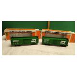 NIB 2 Burlington Northern O Gauge Lionel Box cars
