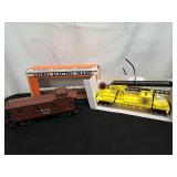Lionel Fire Car & Wood-Sided Caboose