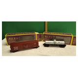 Two vintage O Gauge New York Central box,& Tanker