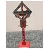 Lionel Trains Electric Bell Ringing Railroad Cross