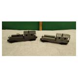 Two Vintage O Gauge Lionel 6419 Work & 6420 Caboos