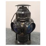 Vintage Adlake Non-Sweating Railroad Switch Lamp