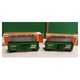 NIB 2 Burlington Northern O Gauge Lionel Box cars