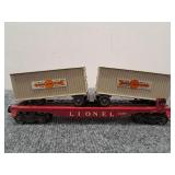 Vtg Flat Car Trailer w/Trailers