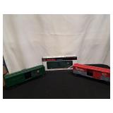 3 Lionel O Guage Boxcars