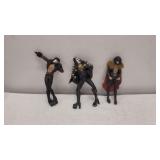 3) Vintage McFarlane Kiss Action Figures