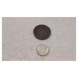 1797 Great Britain Two Pence Cartwheel Copper Coin