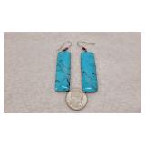 Pair of .925 Silver & Turquoise Earrings