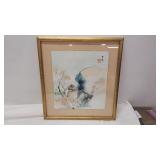 9'ï¿½10.5' Asian Ink &Watercolor Landscape Painting