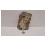 3.5'ï¿½4.5' Mayan Plaque 'Pacal King of Palenque