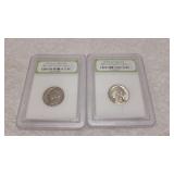 1960-D & 1961-D Jefferson 5c Uncirculated
