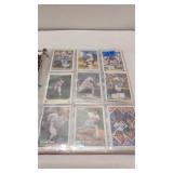 Half of A Card Binder with Baseball Cards