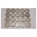 20) Kennedy Half Dollars