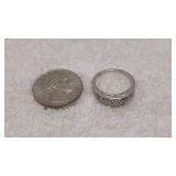 6.75 Size .925 Silver AU Ring