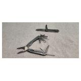 Two Pocket Knives / Multi Tool