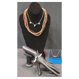 3) Necklaces 2) Bracelets