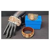 2) Bangle Bracelets 1) Watch Cufflet