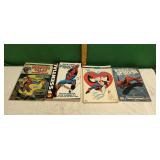 4) Vintage Collectable Spiderman Comic Books