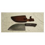 6' Blade Damascus Knife with Sheath