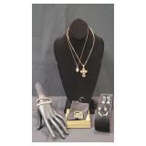 Earrings, Necklaces, Bracelets & Brooch