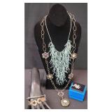 3) Necklaces 2) Bracelets
