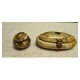 Two Vintage Trinket Boxes