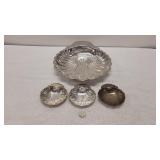Silver Plated Shell Trays
