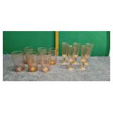 11) Pieces of Depression Glasses