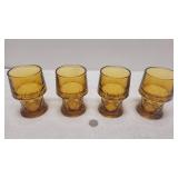 Vintage Libbey Georgian Honeycomb Glasses