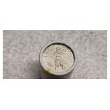 Uncirculated $10.00 Roll Half Dollars