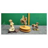 Musical Carousel & Other Figurines