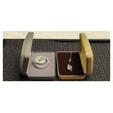 2) Canteen Pieces, 1 - Stick Pin, 1 - Key Chain