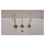 Silver-Plated Bud Vases