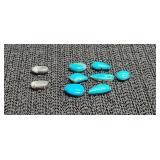 9) Collectable Turquoise Gemstones