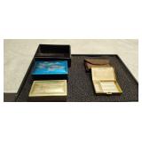 Nesting Jewelry Boxes  & Vtg Pill Box