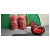 Two Marlboro Sleeping Bags, and Blow-Up Mattress
