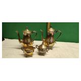 Pilgrim Silver-Plated Coffee & Tea Pot s