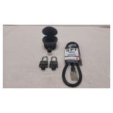 3ft Cord, Master Locks, Ashtray & Lighter