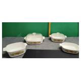 Corning Ware Bowls with Lids