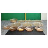 12) Pieces of Depression Glass