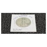 1942 Walking Liberty Silver Half Dollar