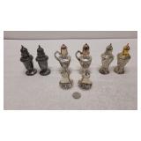 4) Sets of Salt & Pepper Shakers