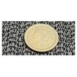 1851 Braded Hair Large Cent 'Good Date'