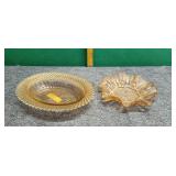 Two Pieces of Depression Glass