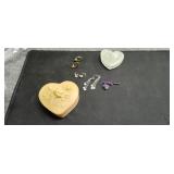 Three Pairs of Earrings, Trinket Boxes