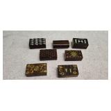 7) Wooden Trinket Boxes